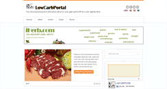Desktop Screenshot of lowcarbportal.us